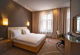 1-мест. (разм. в 2-мест.) люкс-привилегия TWIN, Отель Panorama by Mercure Krasnaya Polyana, Красная поляна