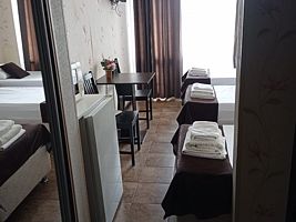 Трехместный номер с раздельными кроватями, открытым балконом и боковым видом на море, Апарт-отель Joy Apartments, Сочи