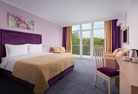 1-мест. (разм. в 2-мест.) Beta Junior with balcony, Отель Fioleto (Фиолето) Ultra All Inclusive Family Resort In Miracleon, Анапа