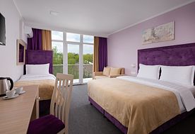 2-мест.(разм. в 3-мест.) Beta Superior with balcony, Отель Fioleto (Фиолето) Ultra All Inclusive Family Resort In Miracleon, Анапа