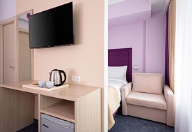 1-мест. (разм. в 3-мест.) Delta Standard Triple, Отель Fioleto (Фиолето) Ultra All Inclusive Family Resort In Miracleon, Анапа