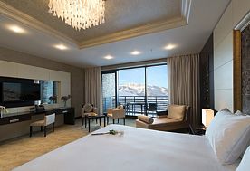 1-мест. Deluxe PV, Отель Shahdag Hotel & SPA, Гусар