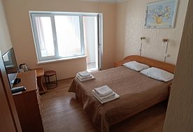 1-мест. (разм. в 2-мест.) станд. (двусп. кровать), Пансионат Кубань, Кисловодск