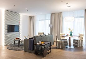 1-мест. (разм. в 4-мест.) семейный люкс, Отель Crystal House Suite Hotel & SPA, Калининград