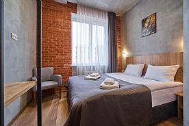 ДВУХМЕСТНЫЙ НОМЕР С 1 КРОВАТЬЮ, Отель Red Brick Пресня, Москва