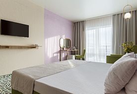 1-мест. (разм. в 2-мест.) станд. SV в корпусе, СПА-отель AURUM Family Resort & SPA, Благовещенская