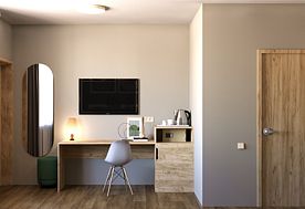 1-мест. (разм. в 2-мест.) станд., Мини-отель Платан, Цандрипш