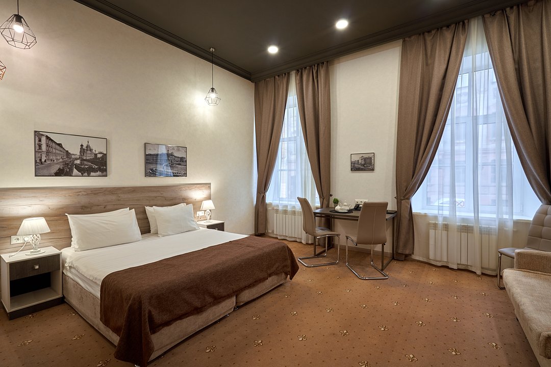 Люкс 2-местный 1-комнатный (апартаменты)