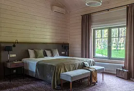 1-мест. (разм. в 2-мест.) дуплекс делюкс, Отель Космос Коллекшн Изумрудный Лес, Клинский район