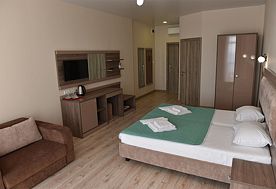 1-мест. (разм. в 2-мест.) 1-комн. комфорт, Отель Русалма, Алушта