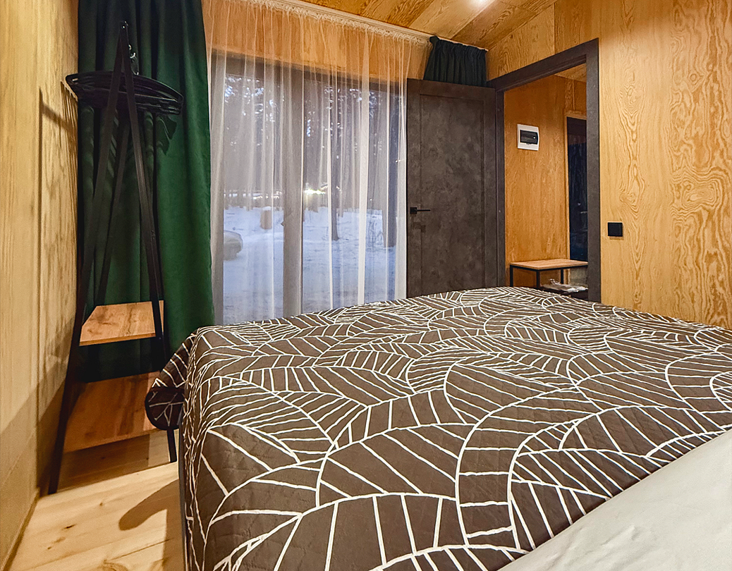 Домик Эко-дом 2-местный 2-комнатный (Спортивный и Дружный квартал)