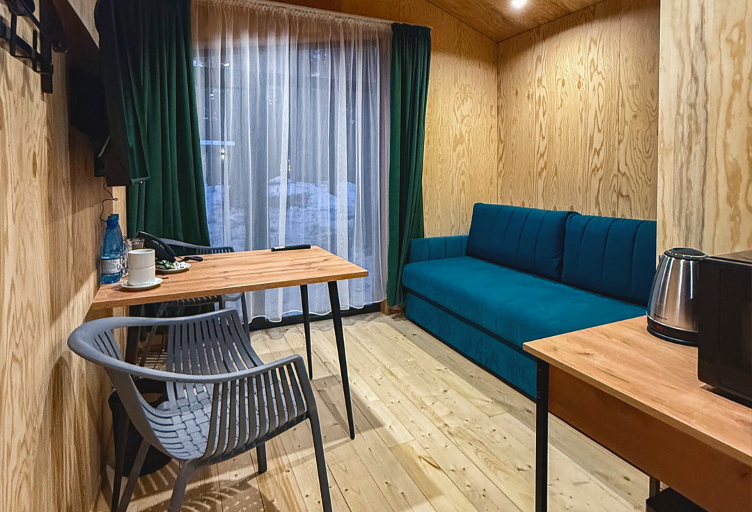 Домик Эко-дом 2-местный 2-комнатный (Спортивный и Дружный квартал)