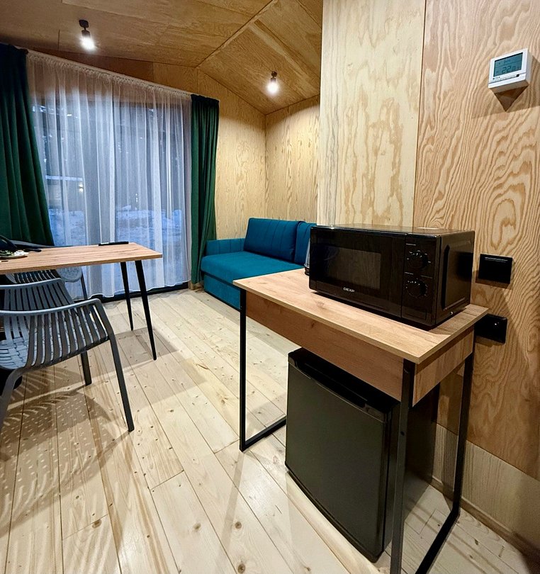 Домик Эко-дом 2-местный 2-комнатный (Спортивный и Дружный квартал)