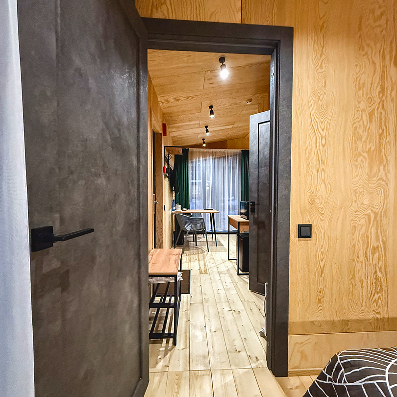 Домик Эко-дом 2-местный 2-комнатный (Спортивный и Дружный квартал)