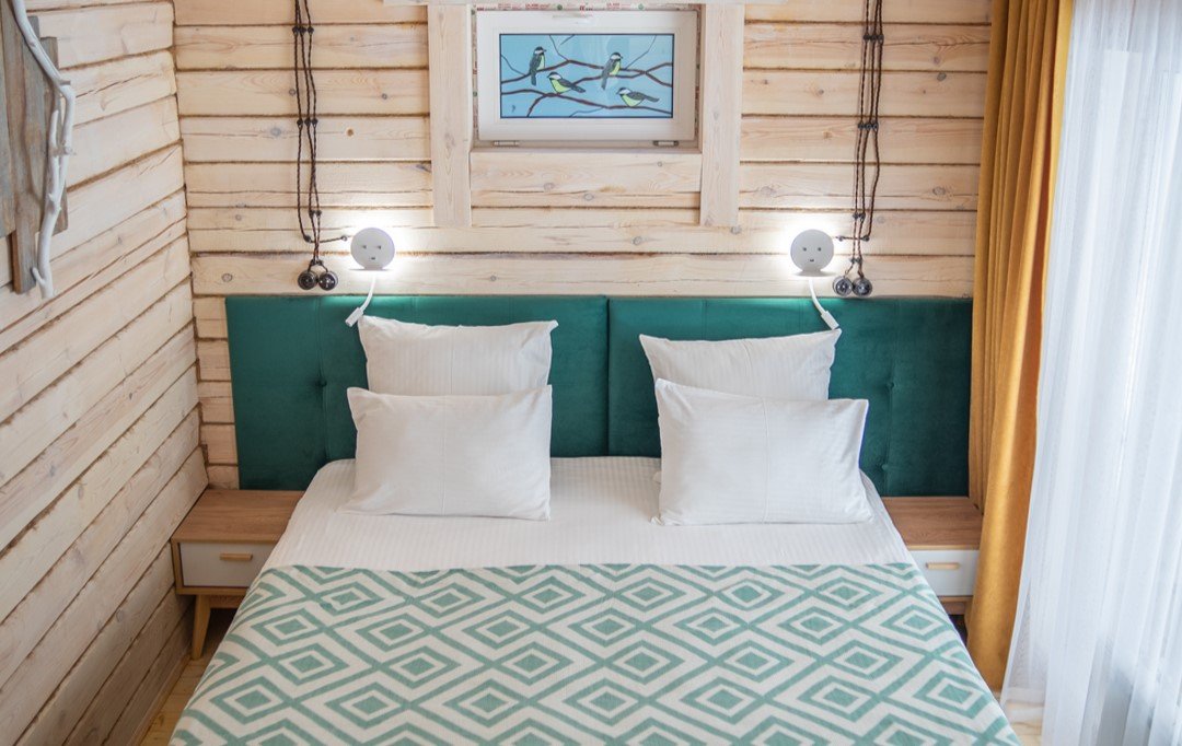 Домик Эко-дом 4-местный 2-комнатный №1-4 (Семейный квартал)