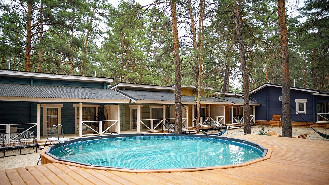 Домик Эко-дом 4-местный 2-комнатный №1-4 (Семейный квартал)