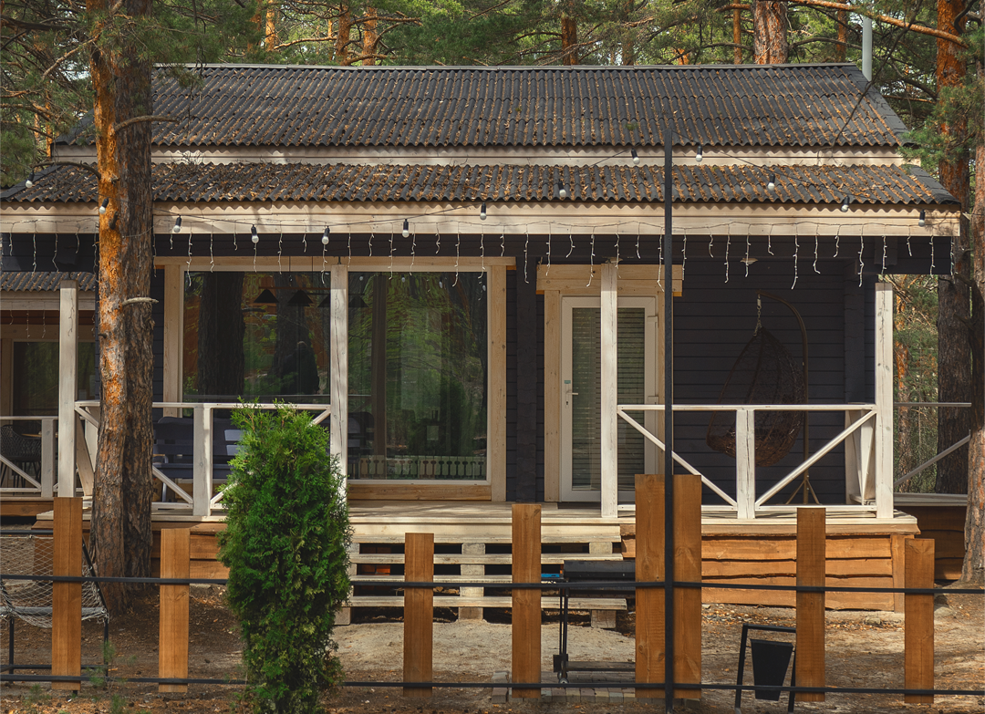 Домик Эко-Дом 4-местный 3-комнатный №5 (Семейный квартал)