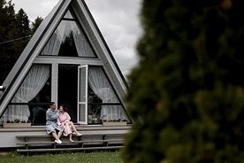 Домик "A-frame" № 3, Парк-отель Дубровский, Порошино