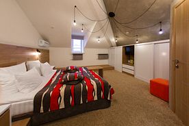 Двухместные Loft двуспальная кровать, Гостиница Парадная, Ярославль