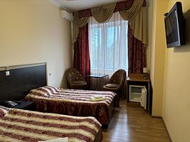 Двухместный полулюкс 2 отдельные кровати, Гостиница Сайран, Ярославль