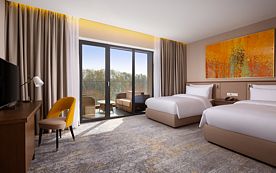 Двухместный номер Deluxe с балконом 2 отдельные кровати, Отель Swissotel Wellness Resort Alatau Almaty, Алма-Ата