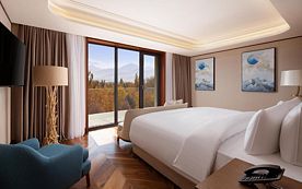 Двухместный люкс Presidential двуспальная кровать, Отель Swissotel Wellness Resort Alatau Almaty, Алма-Ата