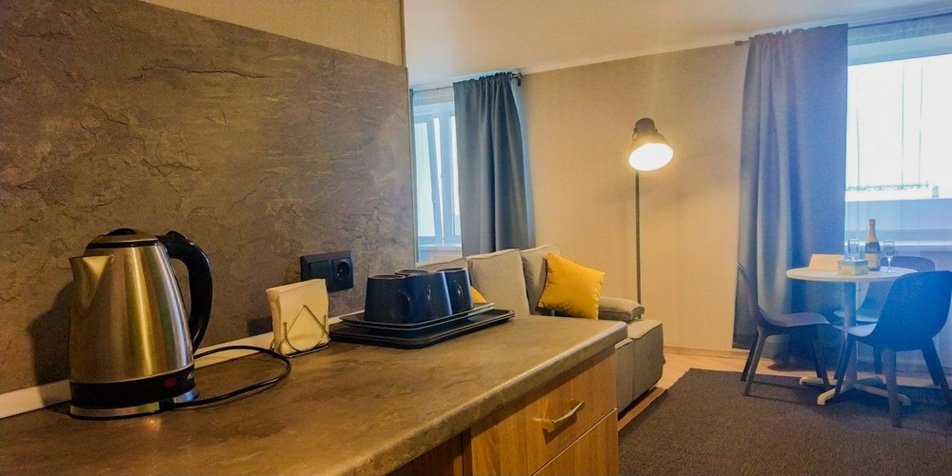 Делюкс 2-местный 1-комнатный (с инфракрасной сауной)