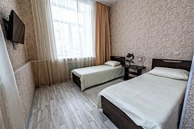 Бюджетный двухместный номер с 2 отдельными кроватями, Гостиница Азия, Пермь