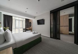 1-мест. (разм. в 2-мест.) 2-комн. люкс, Гостиница Marins Park Hotel Sochi, Сочи