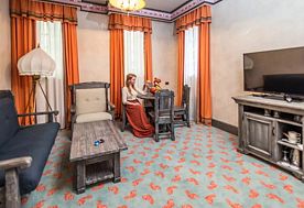 3-мест.(разм. в 4-мест.) полулюкс (вид на реку), Русские Сезоны Бутик-Отель Кижи, Роза Хутор