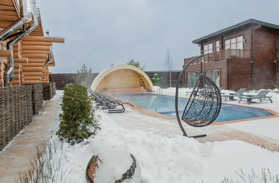 Дом 8-местный 4-комнатный (гостевой с хамамом)