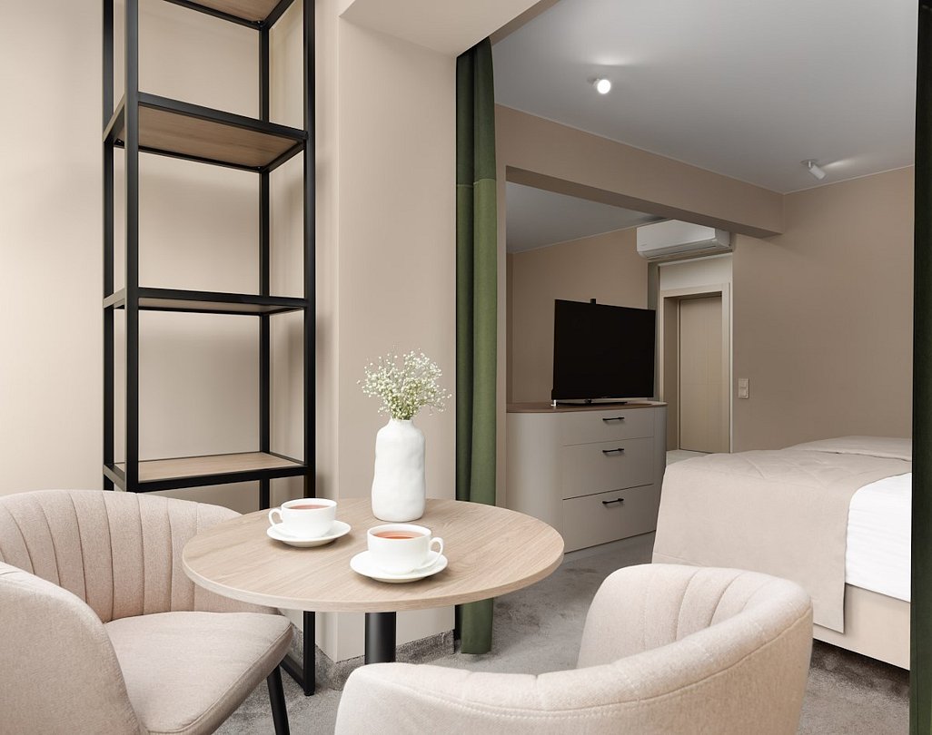 Студия 2-местный 1-комнатный