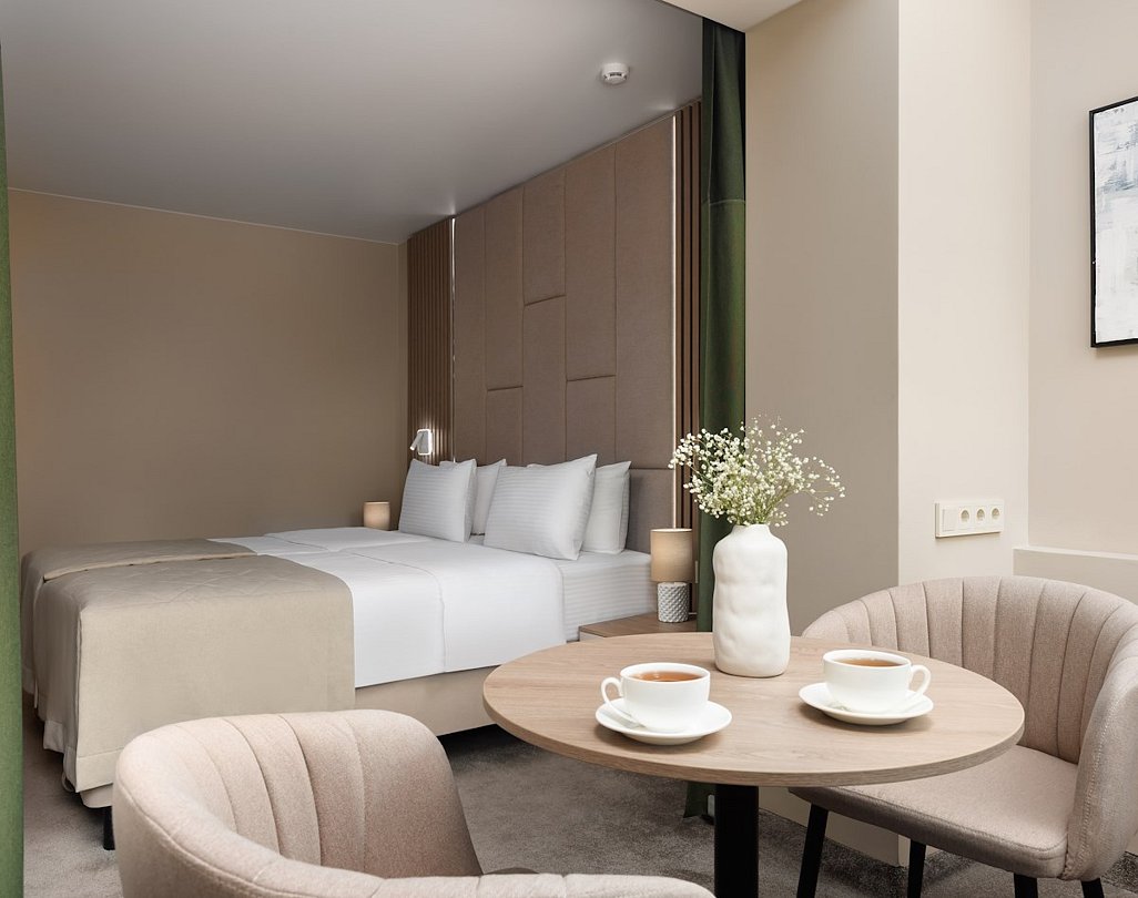 Студия 2-местный 1-комнатный