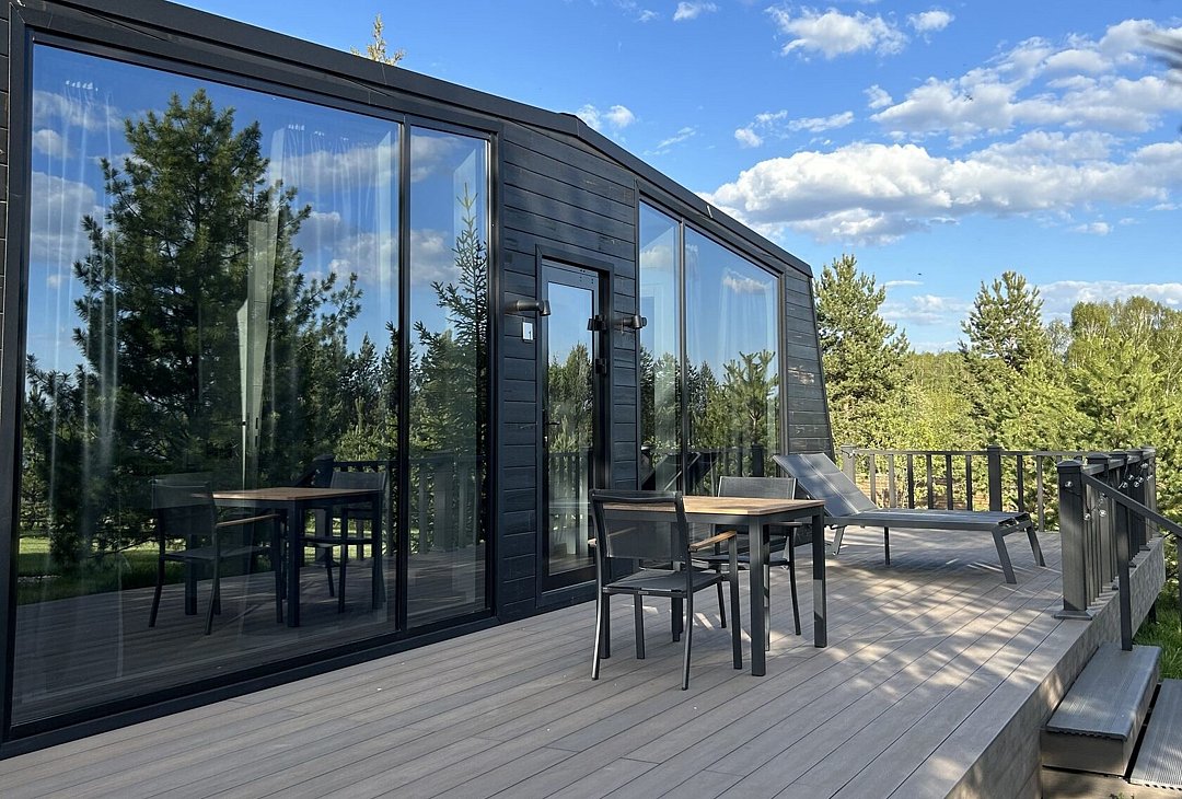 Барнхаус 2-местный (в соснах, с видом на озеро)