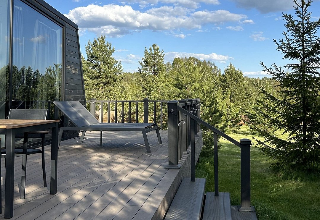 Барнхаус 2-местный (в соснах, с видом на озеро)