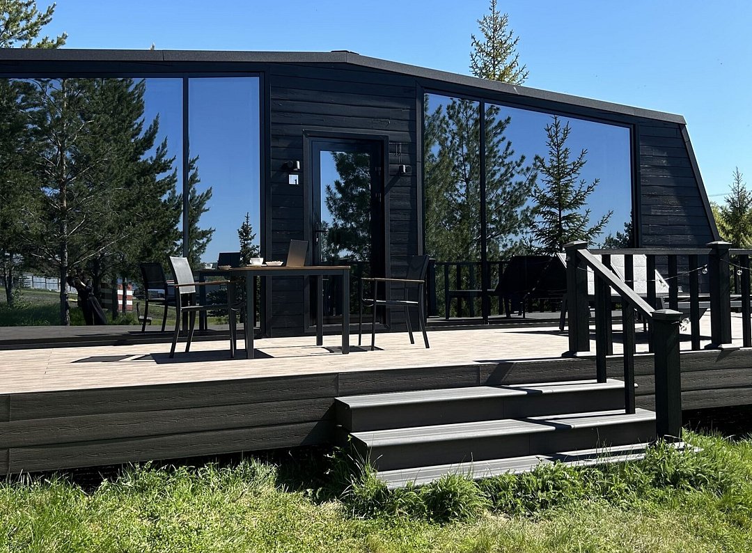 Барнхаус 2-местный (в соснах, с видом на озеро)