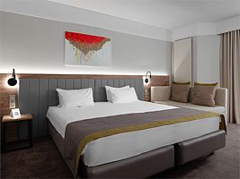 Реновированный номер с кроватью King-size или 2 раздельными кроватями, Edge Seligerskaya-Moscow, Москва