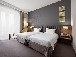 Улучшенный номер с 2 раздельными кроватями и доступом в lounge-зону, Edge Seligerskaya-Moscow, Москва