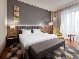 Реновированный Люкс с 1 спальней и доступом в lounge-зону, Edge Seligerskaya-Moscow, Москва