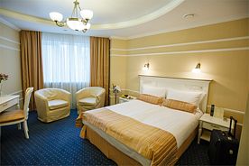 Стандарт c кроватью QUEEN SIZE, Гостиница Дегас Лайт, Воронеж