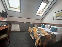 Двухкомнатный с мансардным окном., Отель Елизар, Санкт-Петербург