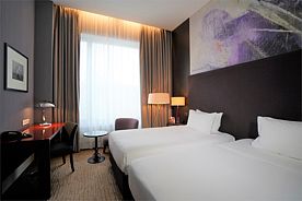 номер ПРЕМИУМ/TWIN с 2 раздельными кроватями, DOUBLETREE BY HILTON MOSCOW – MARINA, Москва