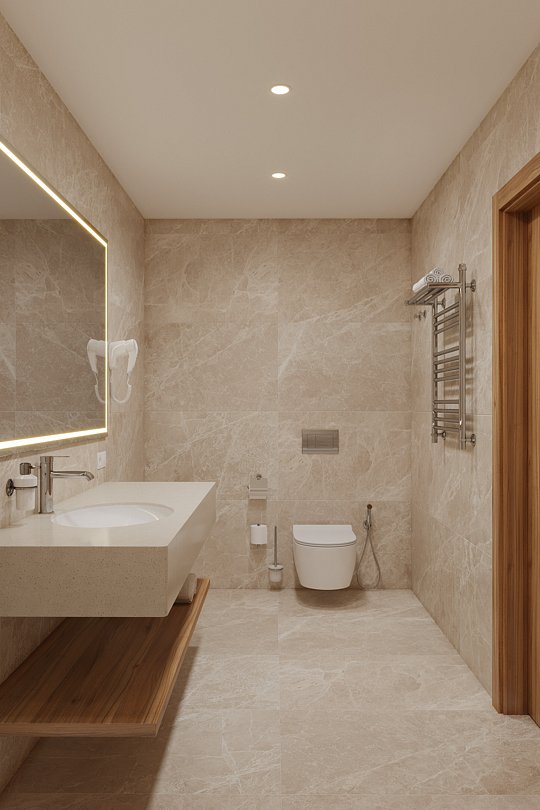 Стандартный 1-местный 1-комнатный