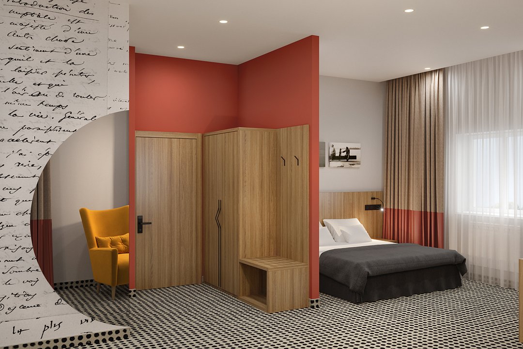 Стандартный 2-местный 1-комнатный