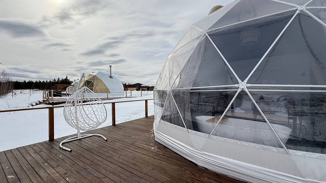 Геокупол 4-местный (белый)