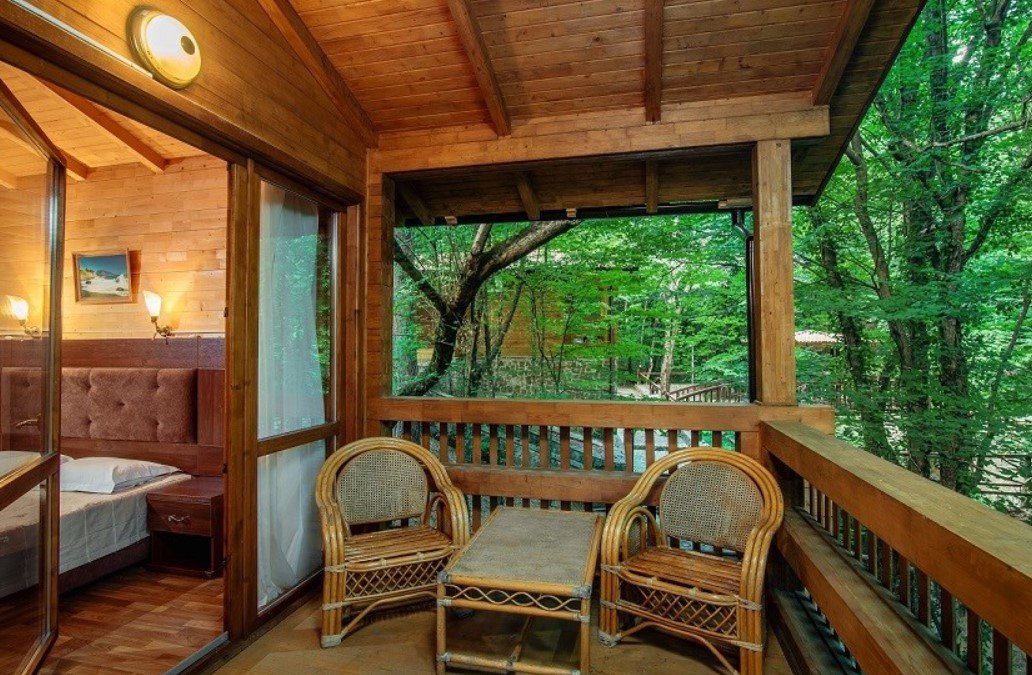 Коттедж Сруб Люкс 2-местный 2-комнатный