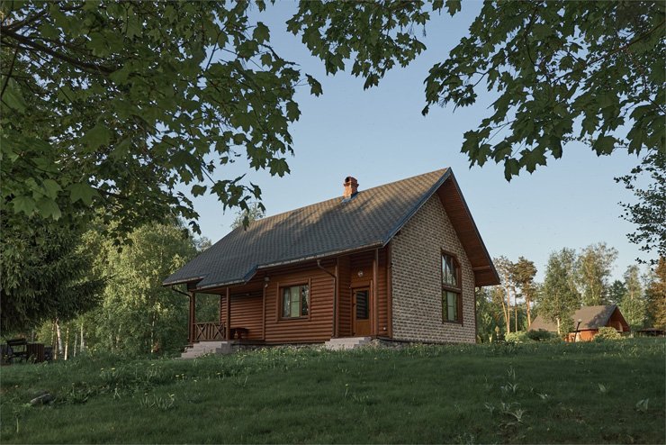 Коттедж 6-местный № 1 (Два этажа уюта у реки)