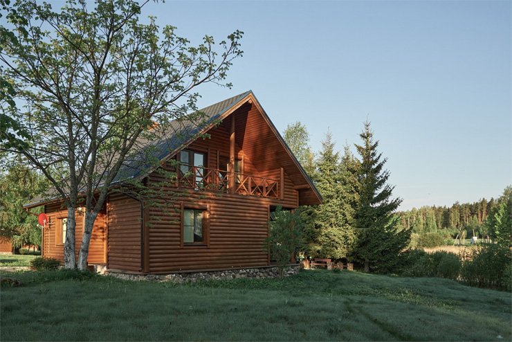 Коттедж 6-местный № 1 (Два этажа уюта у реки)