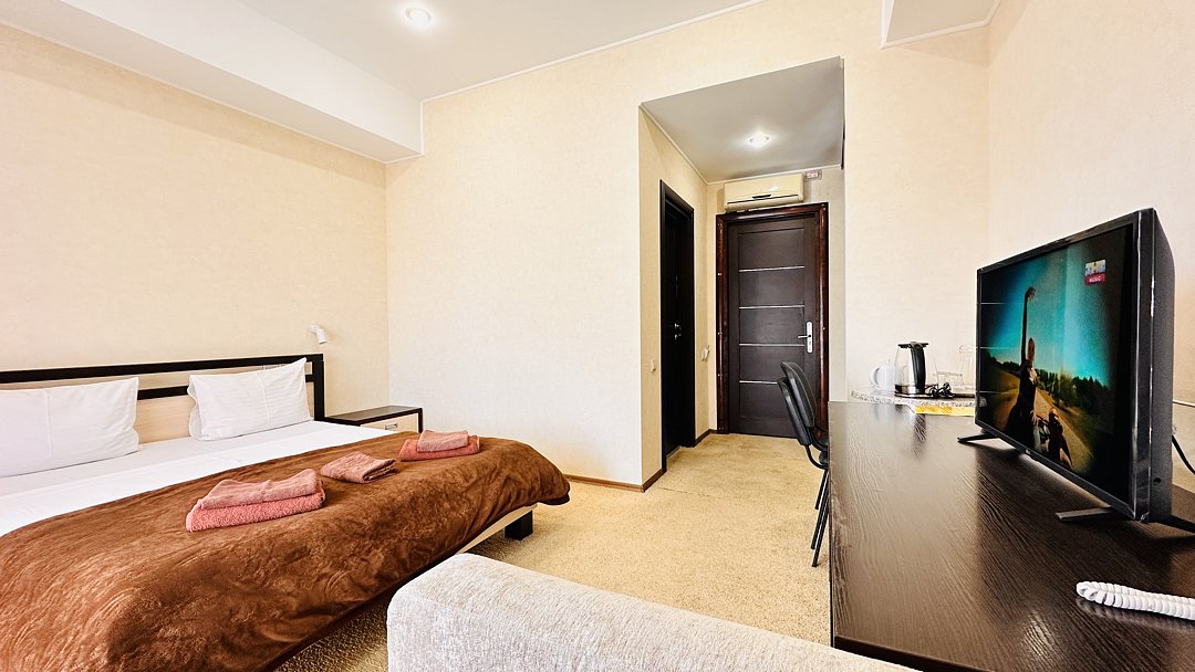 Стандартный 2-местный 1-комнатный (без балкона)