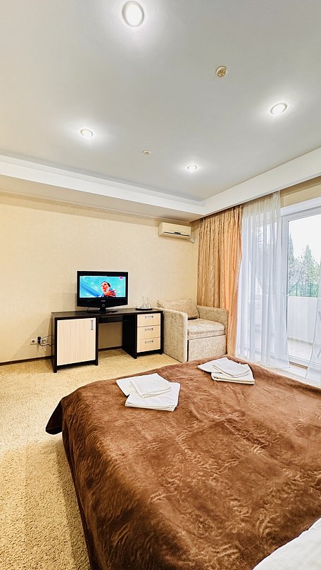 Стандартный 2-местный 1-комнатный (с балконом)